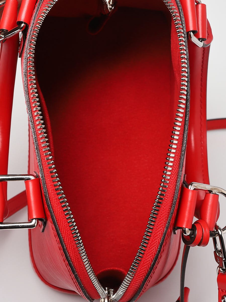 Louis Vuitton Coquelicot Epi Leather Alma BB Bag - Yoogi's Closet