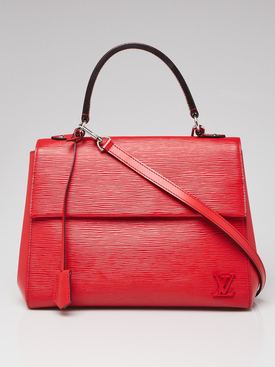 Louis Vuitton Coquelicot EPI Leather Cluny mm Bag