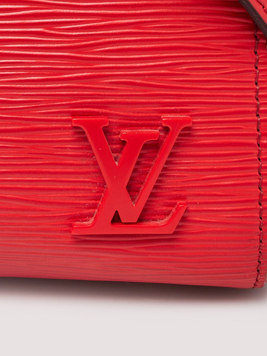 Louis Vuitton Coquelicot Epi Leather Cluny MM Bag - Yoogi's Closet