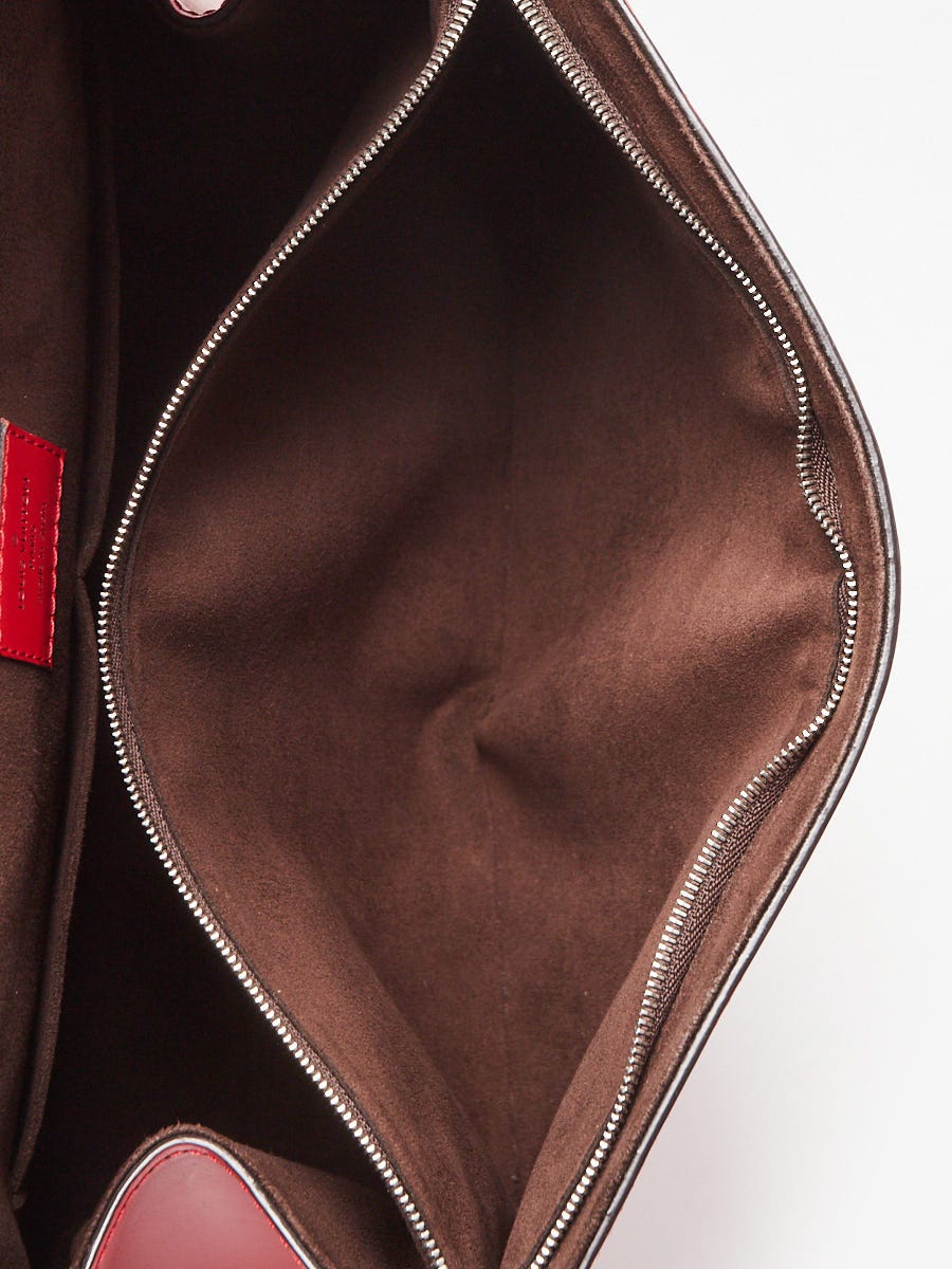 Louis Vuitton Coquelicot Epi Leather Cluny MM Bag - Yoogi's Closet