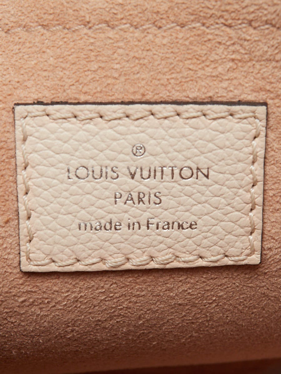 Louis Vuitton Black Pebbled Leather Mylockme BB Bag - Yoogi's Closet