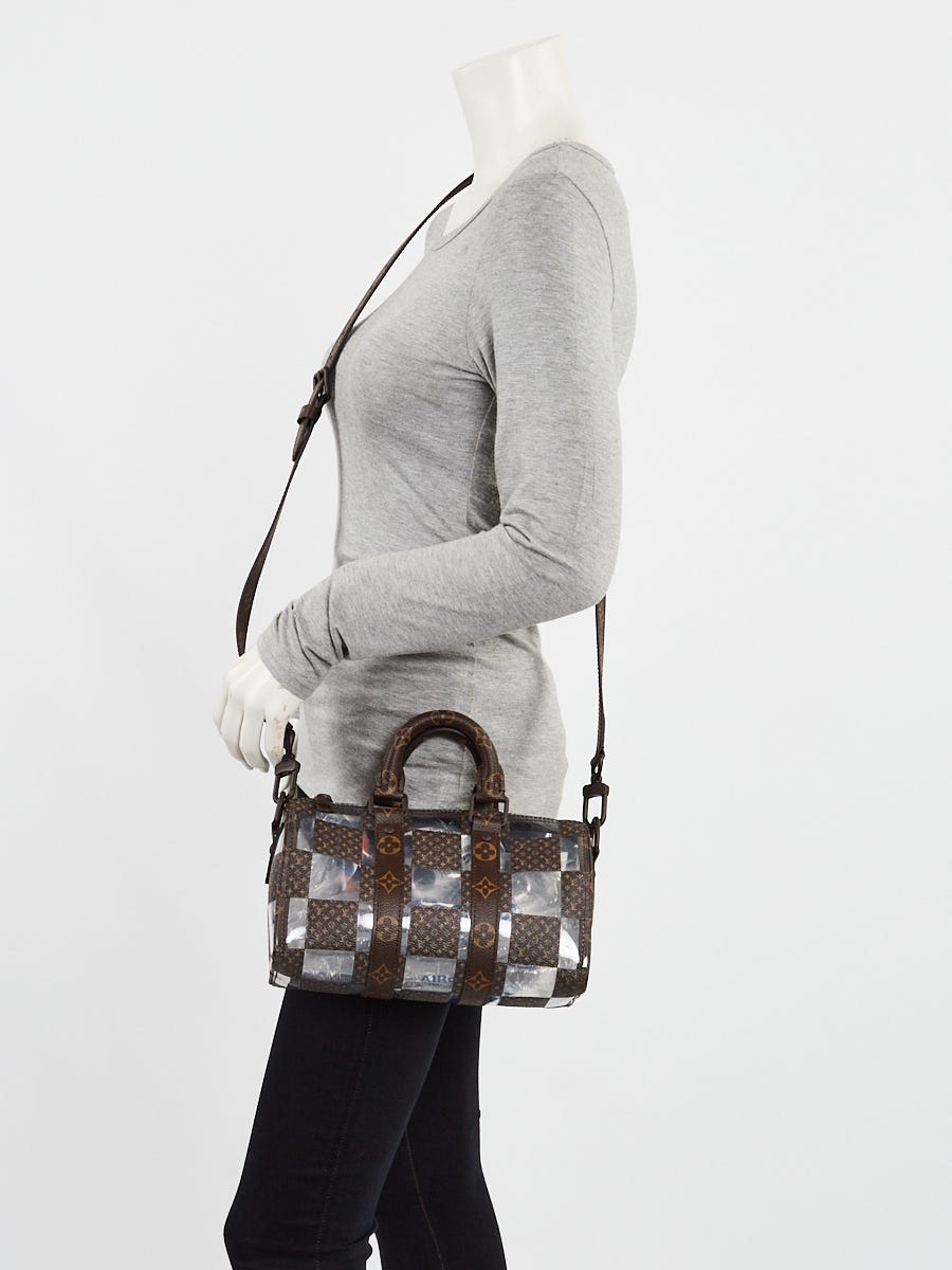 Louis Vuitton mini keepall bag 25 virgil abloh shoulder strap in