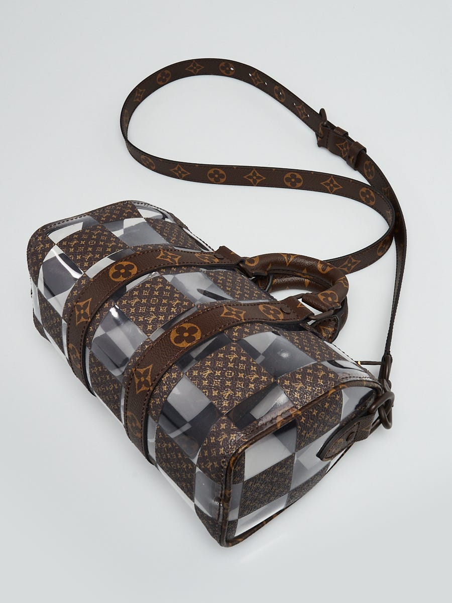 Louis Vuitton Monogram Chess Canvas and PVC Keepall Bandoulière 25 Bag at  1stDibs