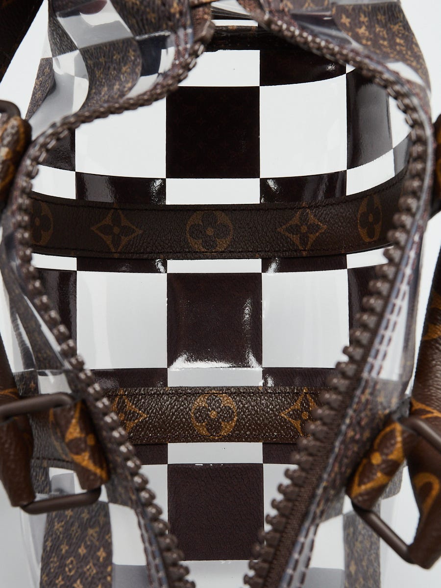 Louis Vuitton Virgil Abloh Clear Chess Monogram Keepall Bandouliere  1LVJ0112