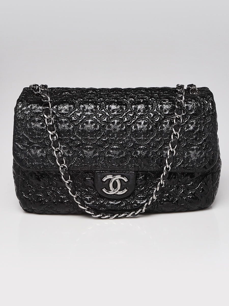 Chanel Black Quilted Vinyl Rock In Moscow Single Flap Bag Yoogi s Closet