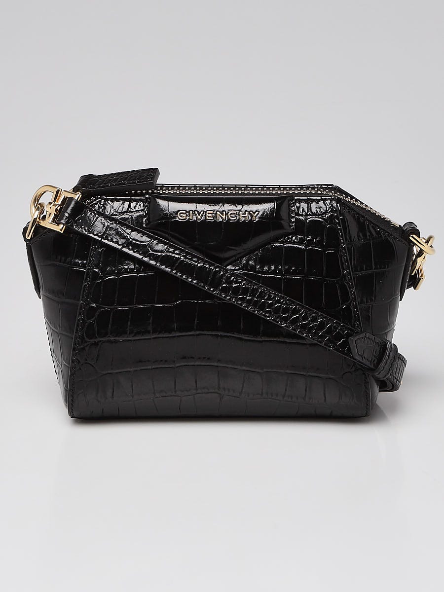Givenchy Embossed Patent Leather Crossbody Bag
