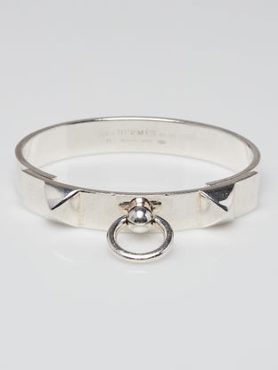 Sterling Silver Collier de Chien PM Bracelet Size SH