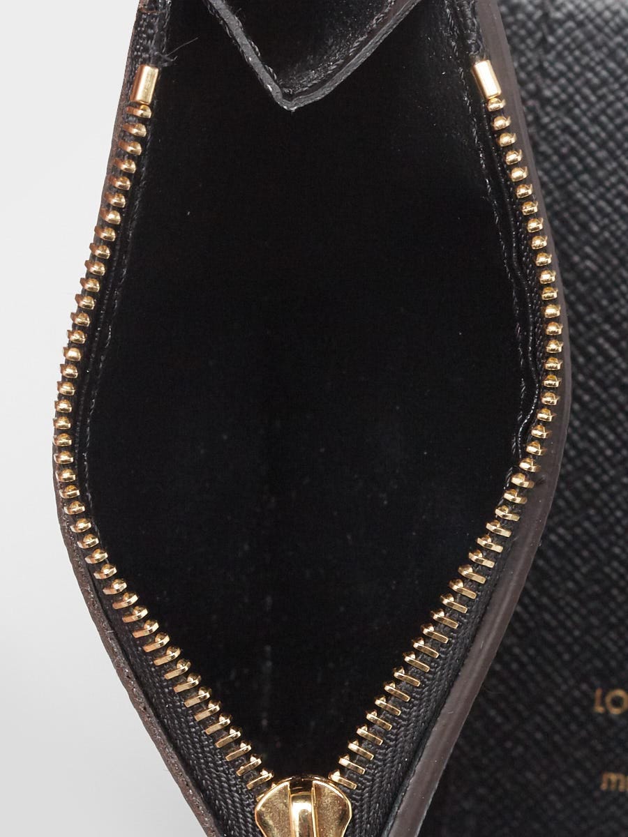Louis Vuitton Black Monogram Empreinte Leather Zoe Wallet - Yoogi's Closet