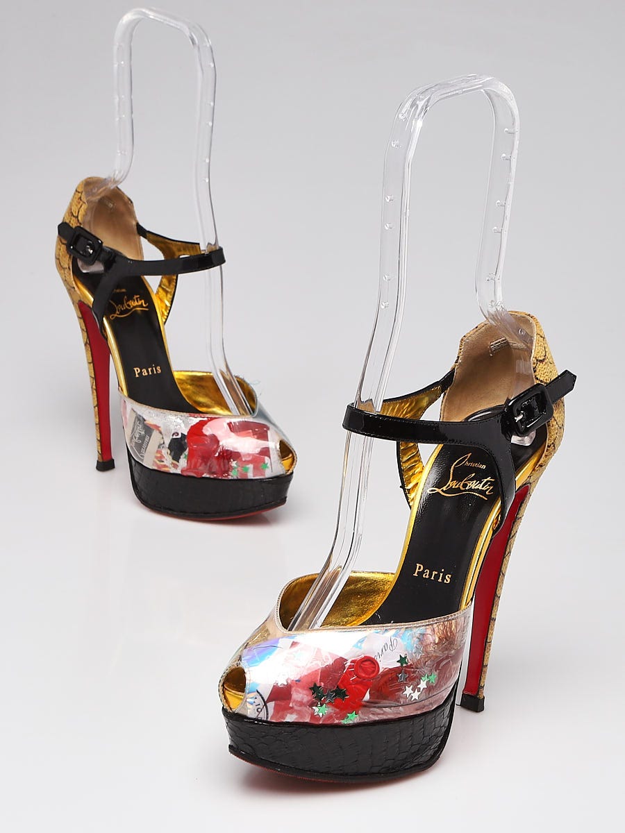 CHRISTIAN LOUBOUTIN Multi-colored Louis trash sneaker, price upon request