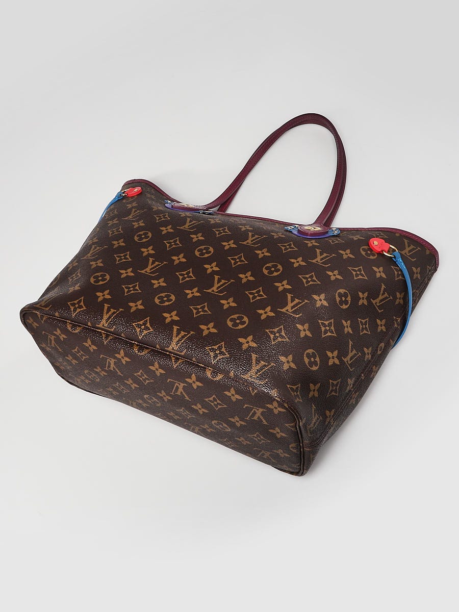 Authentic Louis Vuitton Monogram Neverfull MM Totem Limited edition  EXCELLENT