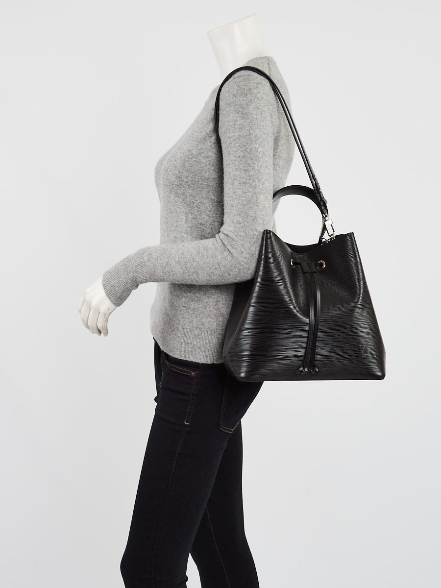 Louis Vuitton Black Epi Leather NeoNoe MM Bag - Yoogi's Closet