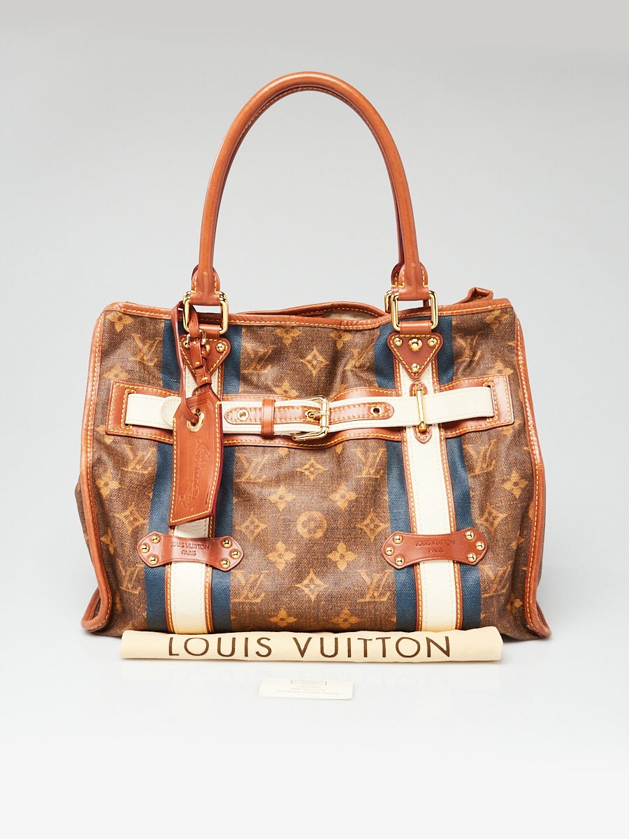 Louis Vuitton Limited Edition Tissue Rayures GM Tote Bag at 1stDibs