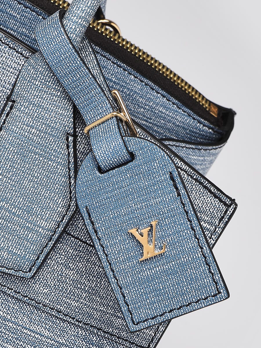 Louis Vuitton Denim City Steamer Epi Leather Bag