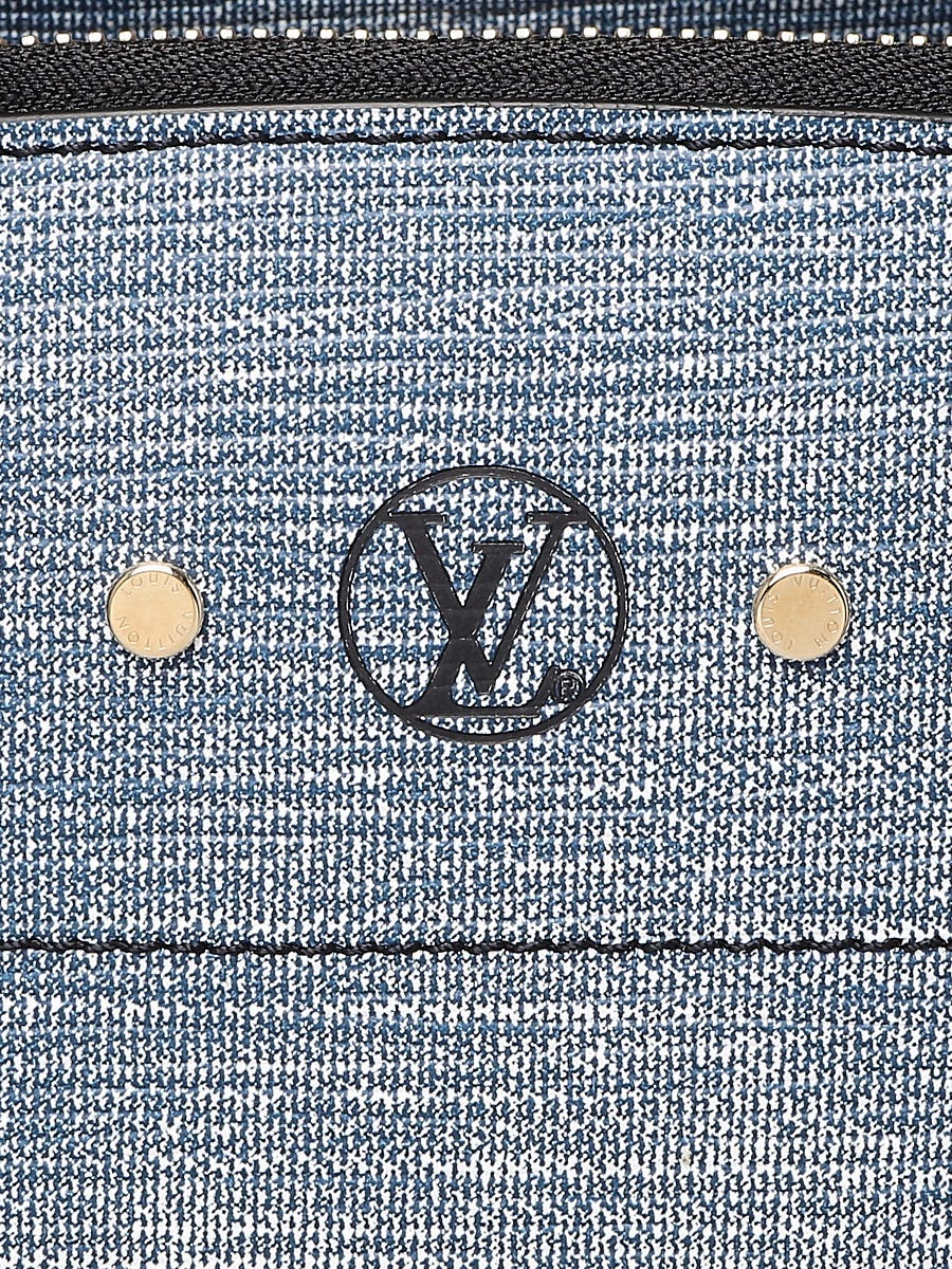 Louis Vuitton Denim Epi Leather City Steamer MM Bag. Condition: 1., Lot  #58130