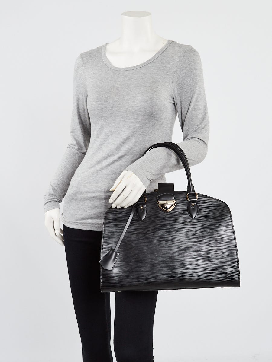 Louis Vuitton Black Epi Leather Pont-Neuf GM Handbag