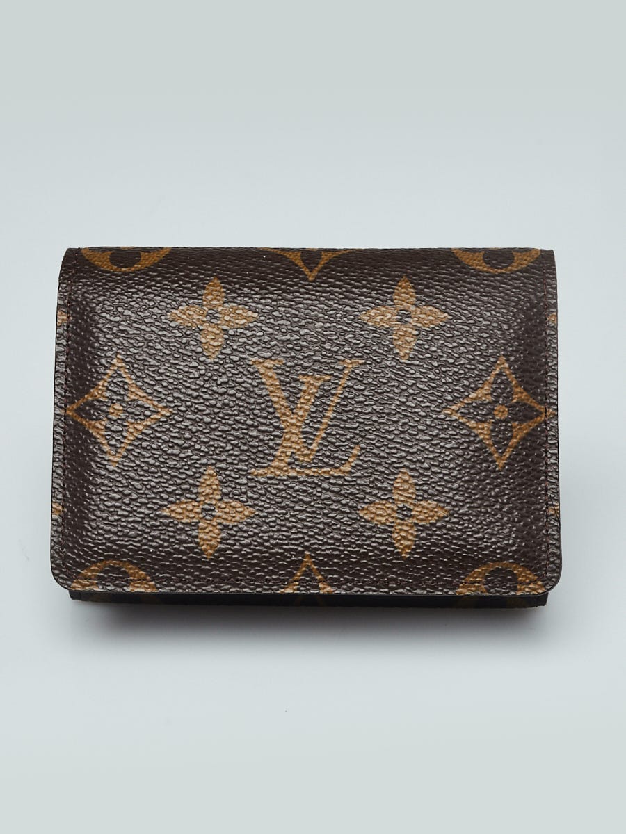 Louis Vuitton Monogram Canvas Envelope Business Card Holder