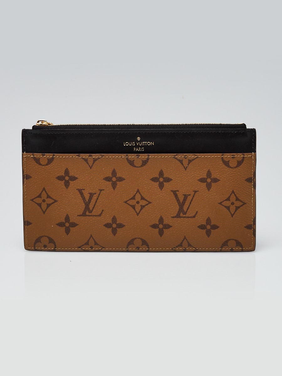 Louis Vuitton Monogram Reverse Canvas Slim Purse