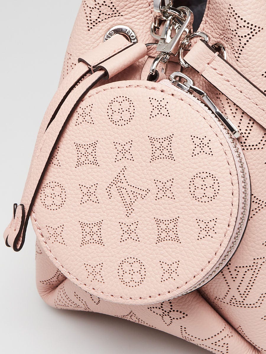 Louis Vuitton Magnolia Pink Mahina Zip Leather Key Pouch Pochette