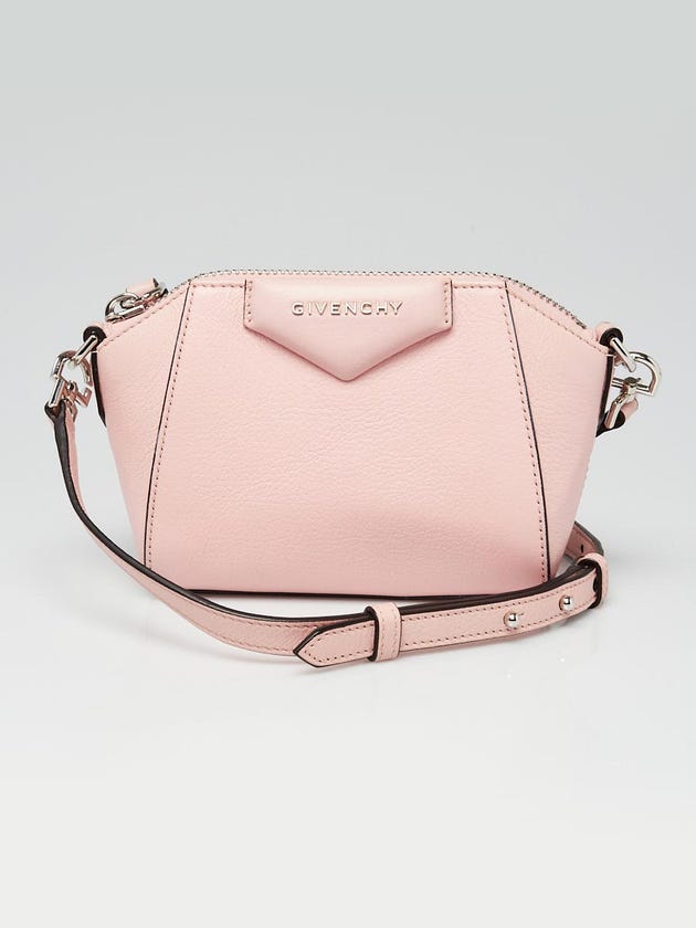 Givenchy Pink Leather Antigona Nano Crossbody Bag