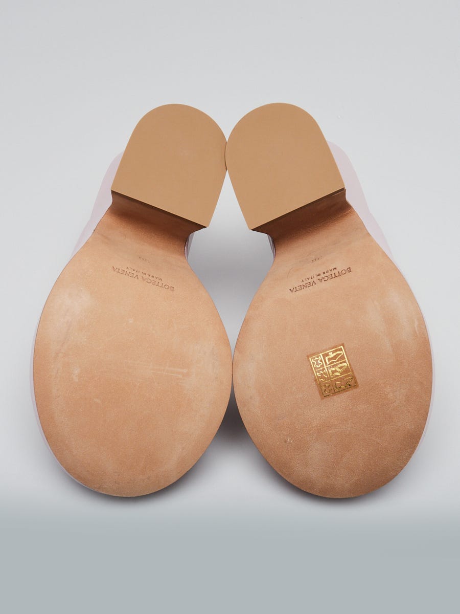 Bottega Veneta Light Purple Leather Platform Macaroon Sandals Size 5.5/36