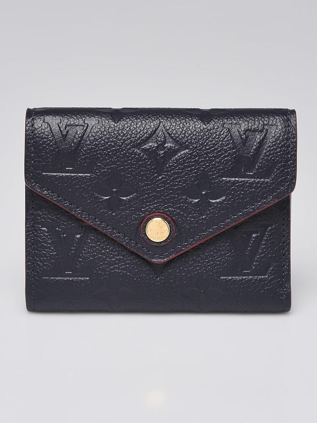 Louis Vuitton Marine Rogue Empreinte Monogram Leather Victorine Wallet