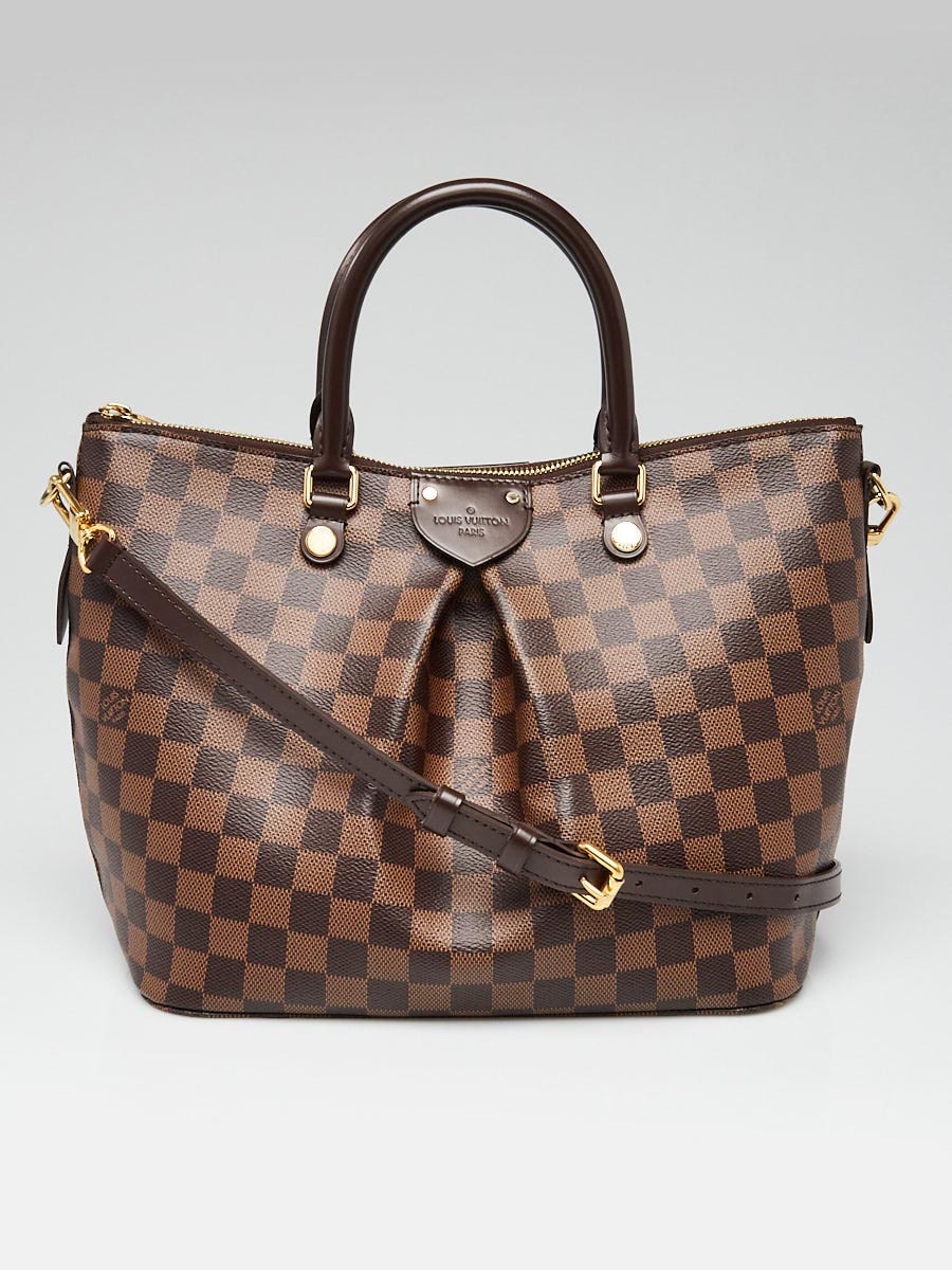 Louis Vuitton Siena Damier Ebene Shoulder Bag Brown