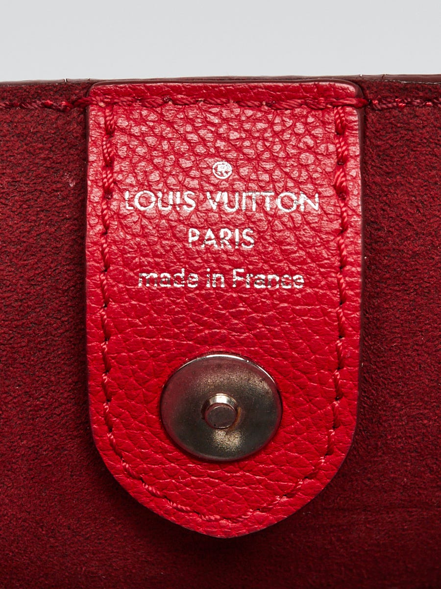 Louis Vuitton Rubis Calf Skin Lockmeto Handbag