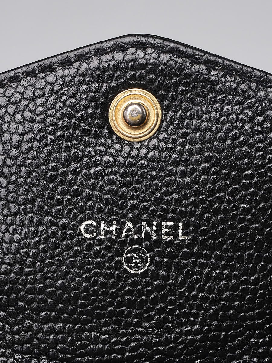 Chanel White Caviar Leather Mini O-Case Zip Pouch Chanel | The Luxury Closet