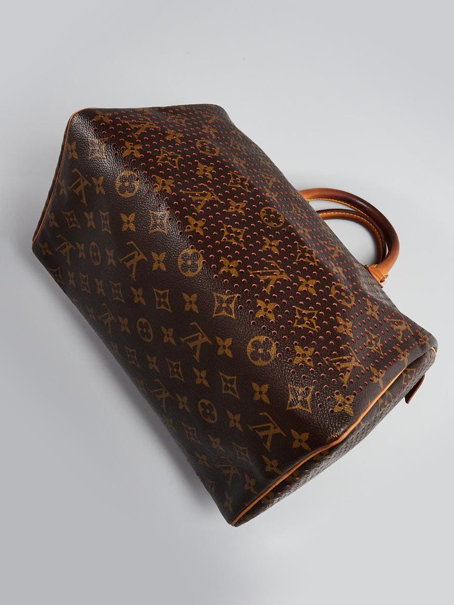 Louis Vuitton Perforated Speedy 30 Orange Bag – Bagaholic