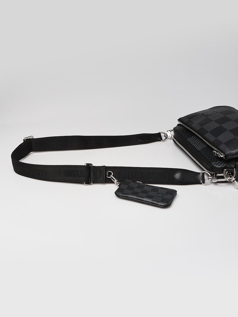Louis Vuitton e Sling Bag Limited Edition Damier Graphite 3D