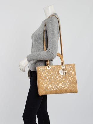 Dior // Black Patent Large Lady Dior Bag – VSP Consignment