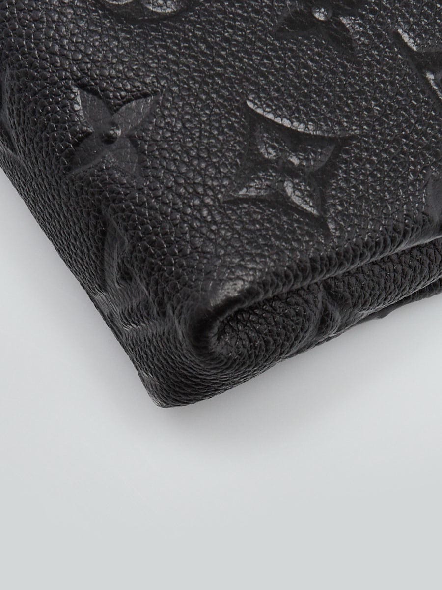 Louis Vuitton Black Monogram Empreinte Leather Pallas Pochette Crossbody Bag  - Yoogi's Closet