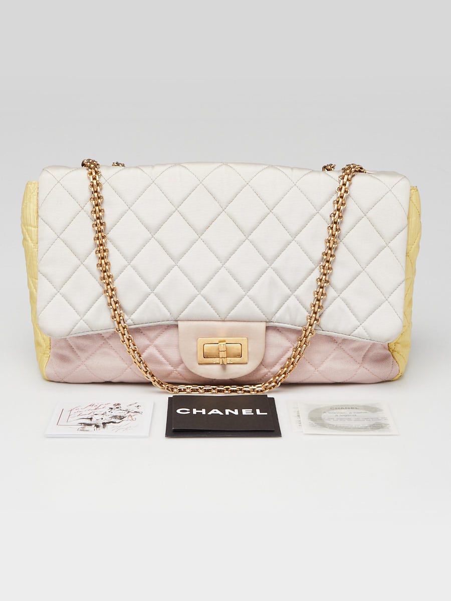 Chanel - Authenticated 2.55 Handbag - Cloth Multicolour for Women, Good Condition