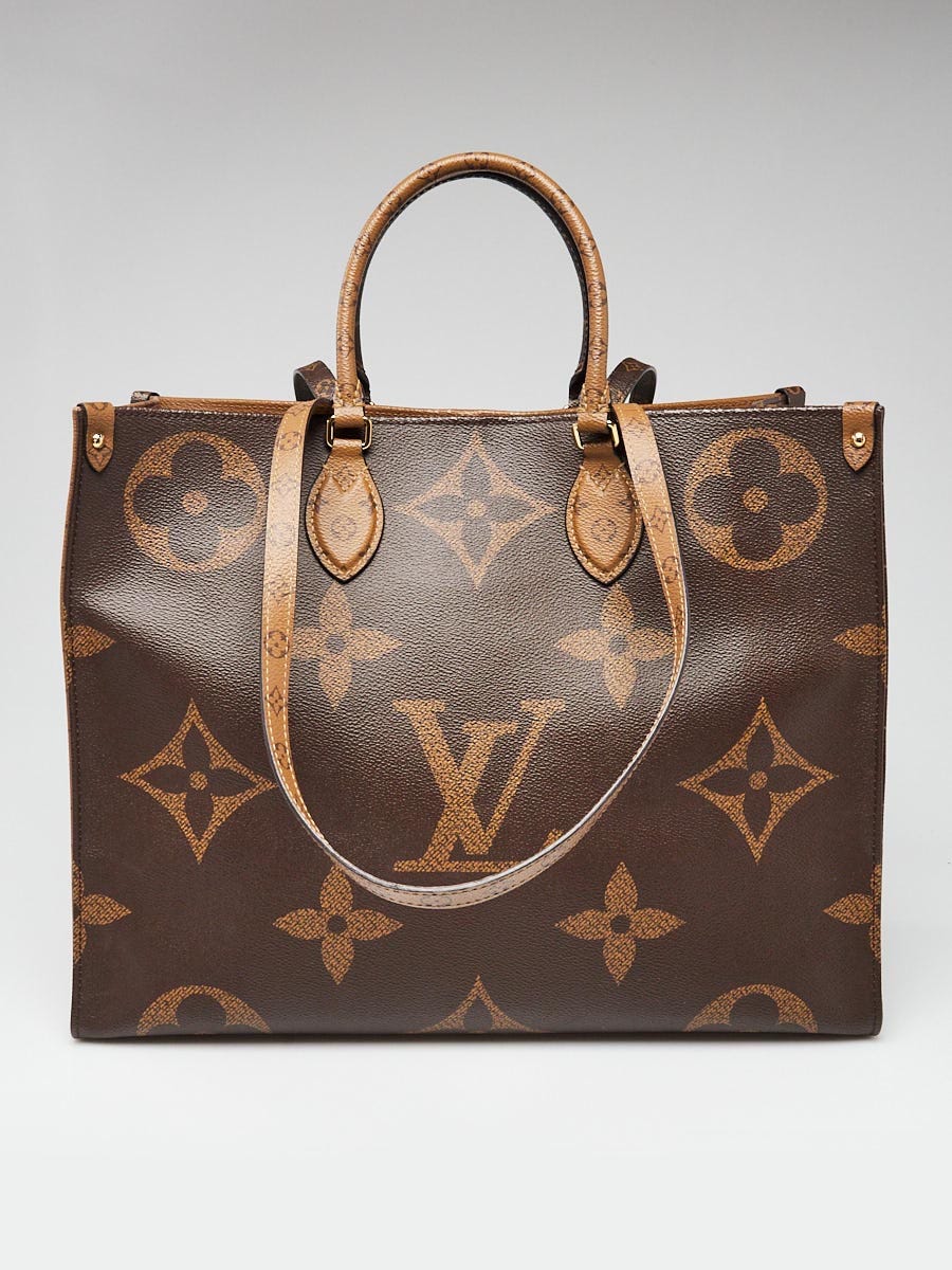 Louis Vuitton Monogram Giant Reverse Canvas Onthego GM Tote Bag