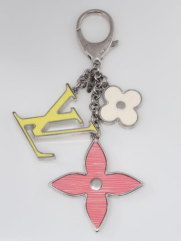 Louis Vuitton Multicolor Fleur D'Epi Key Holder and Bag Charm