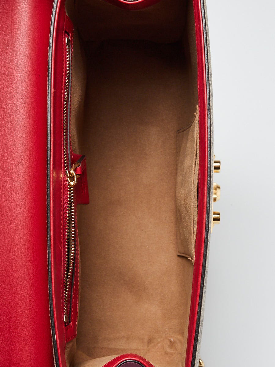 GG Supreme Strawberry Padlock Shoulder Bag 409487 – LuxUness