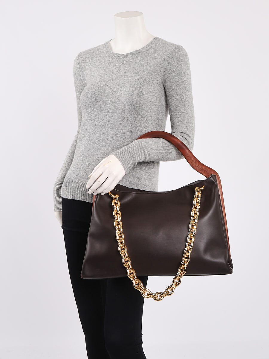 Bottega Veneta Fondant/Naturale Calfskin Leather Medium Mount Bermuda Tote  Bag | Yoogi's Closet