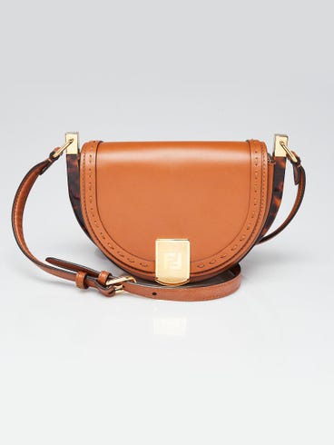 Fendi moonlight leather saddle bag Clearance