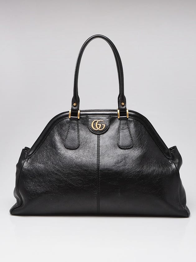Gucci Black Leather Re(Belle) Large Shoulder Bag