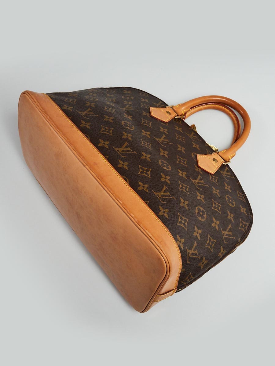 Louis Vuitton Vintage Alma Handbag Monogram Canvas Pm Auction