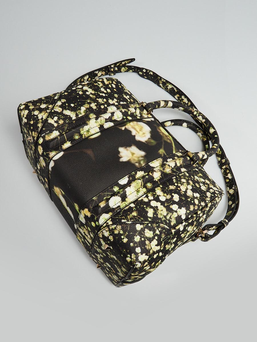 Givenchy Lucrezia Mini Duffle Bag in Floral-Printed Calfskin Leather