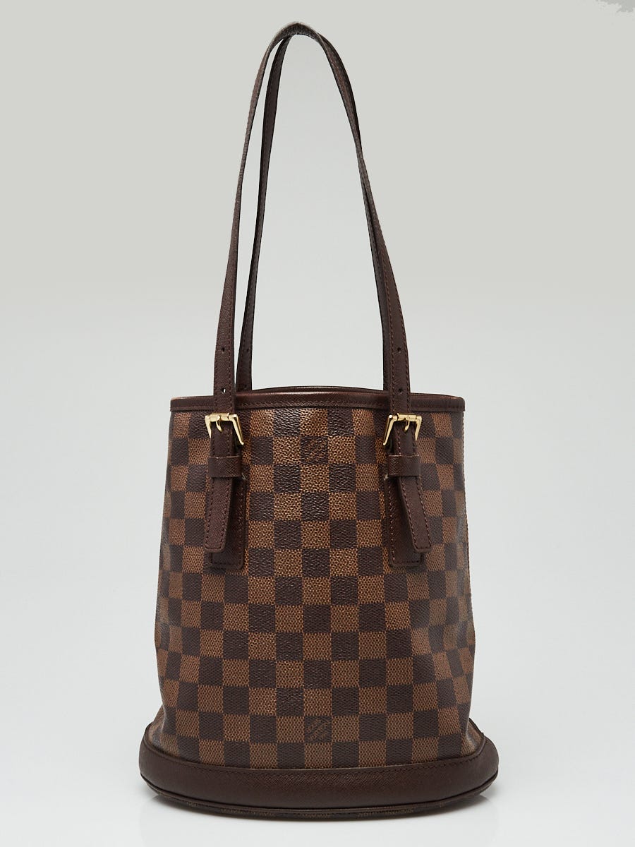 Louis Vuitton Damier Canvas Marais Bucket Bag W/O Pochette - Yoogi's Closet