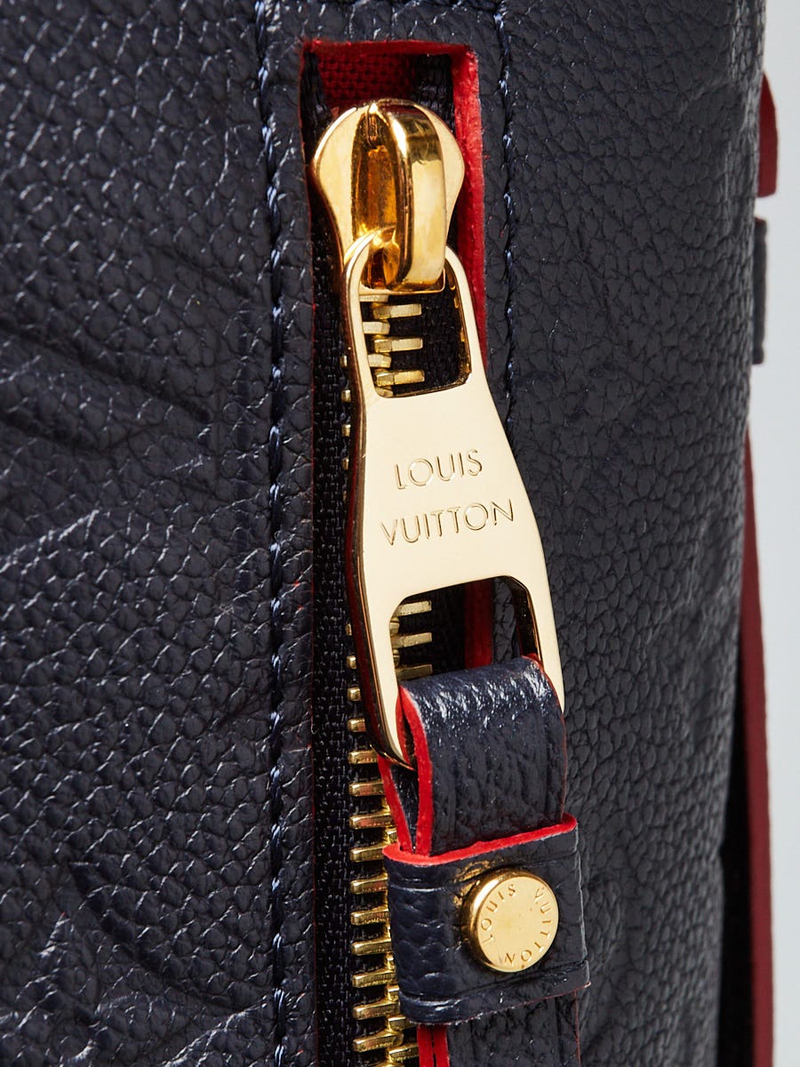 Louis Vuitton Pochette Métis Monogram Empreinte Marine Rouge GHW