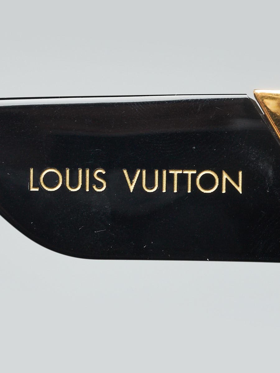 LOUIS VUITTON Acetate My Fair Lady Sunglasses Z1254E Black 800266