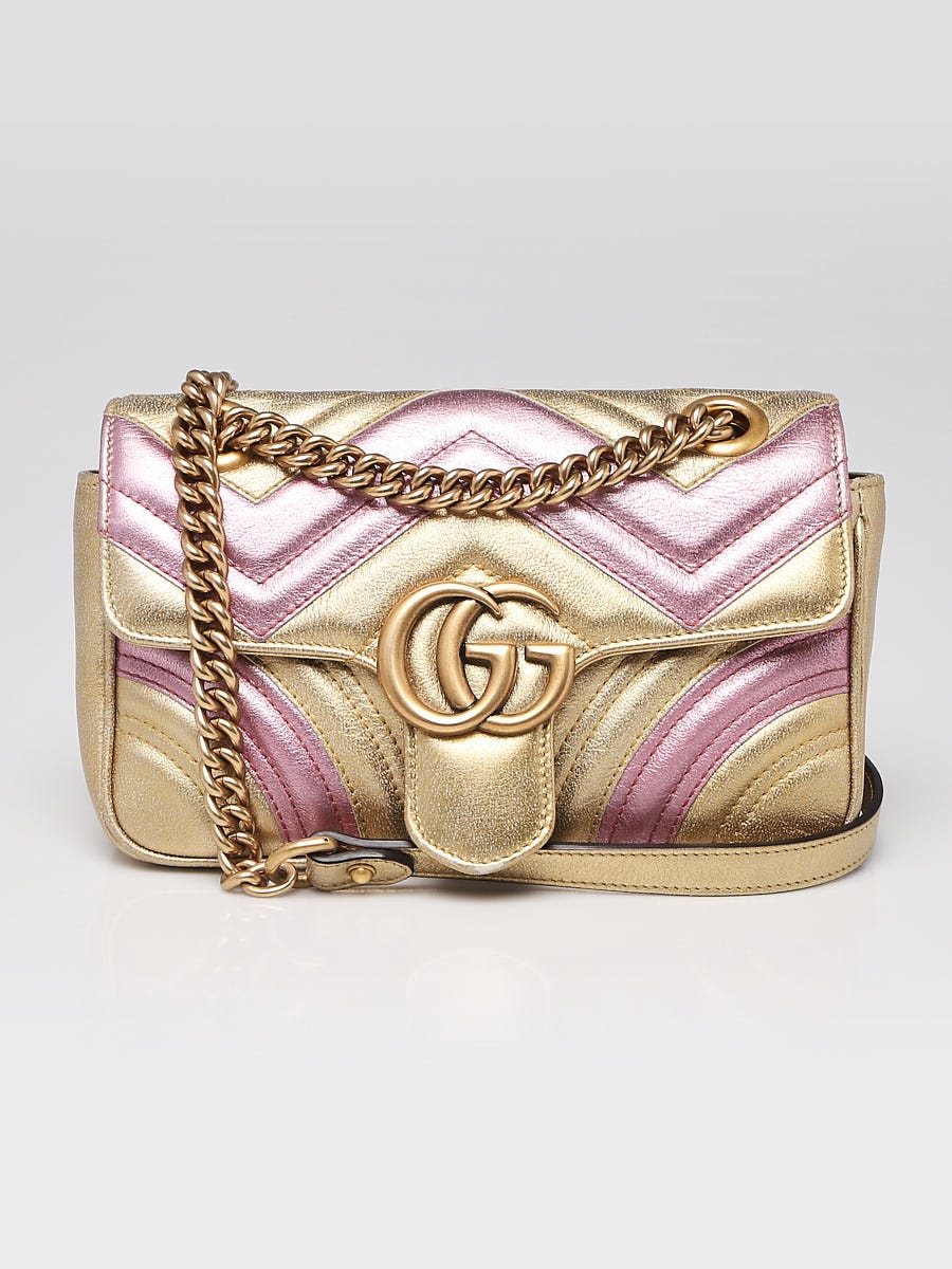 Gucci Cream & Brown Python Shoulder Bag Ruffle Trim Gold Hardware Purs —  Labels Resale Boutique