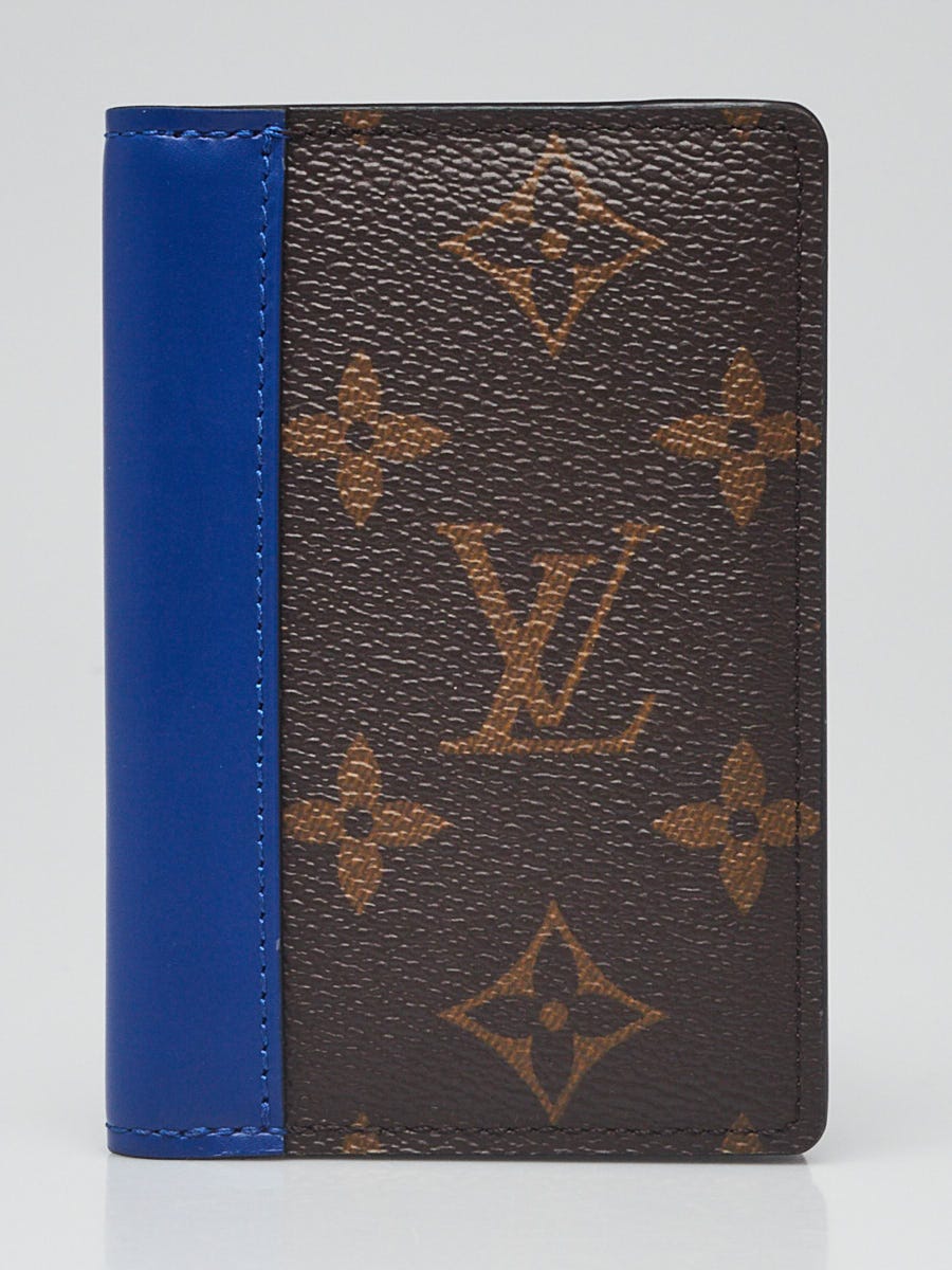 Louis Vuitton Monogram Canvas Macassar Blue Leather Pocket Organizer NM  Wallet - Yoogi's Closet