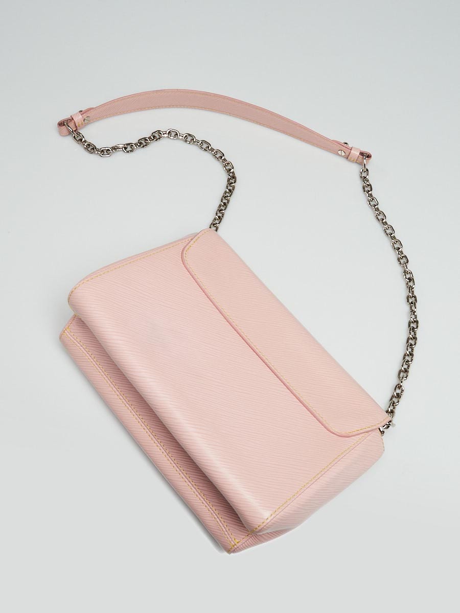 Louis Vuitton Rose Ballerine Epi Leather Twist Wallet on Chain Bag -  Yoogi's Closet