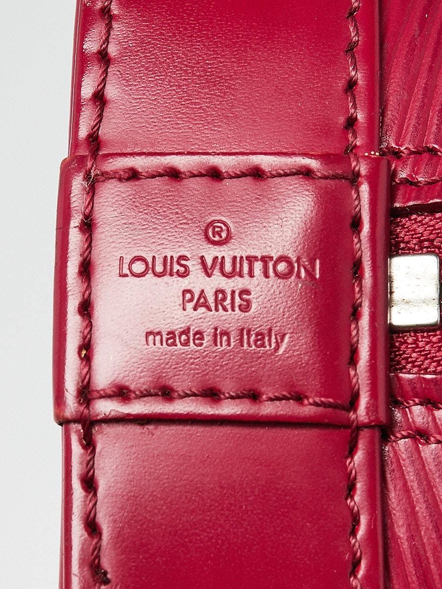 Louis Vuitton Fuchsia Epi Leather Alma BB Bag - Yoogi's Closet