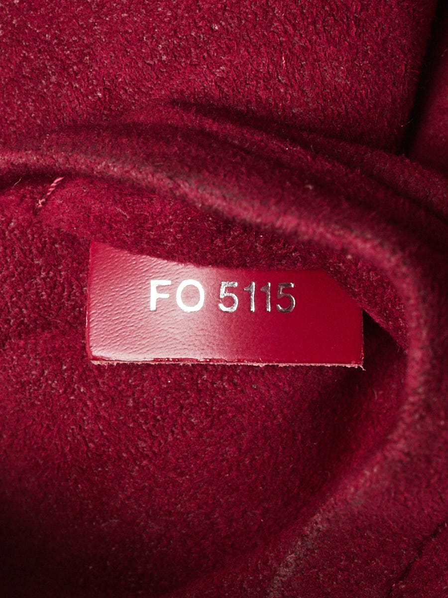 Louis Vuitton M40851 Epi Fuchsia Alma BB Tote with Strap (FL1144)