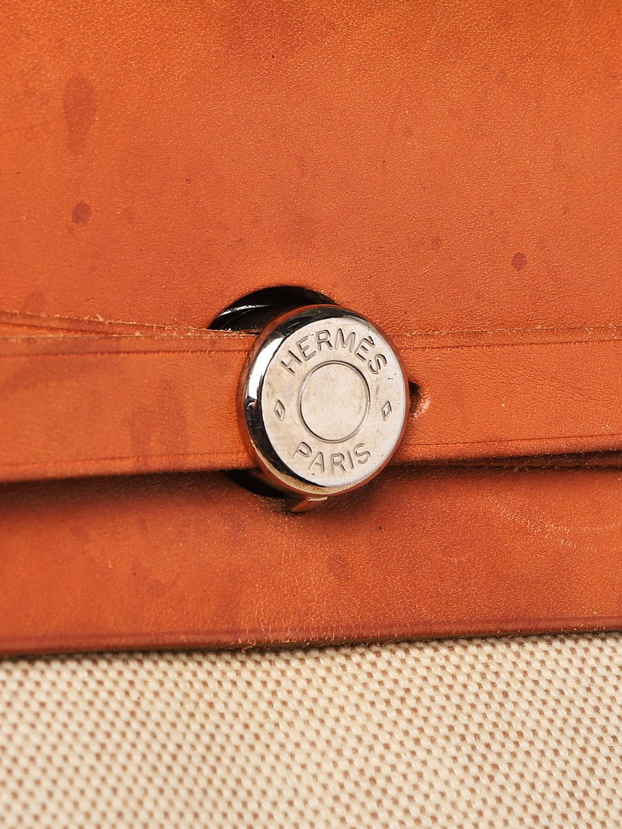 Hermes Large Orange Logo Box with Toile Canvas Garment Bag 310her222